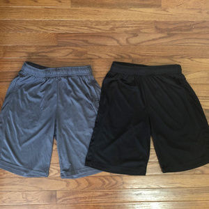 Tek Gear Black and Gray Shorts